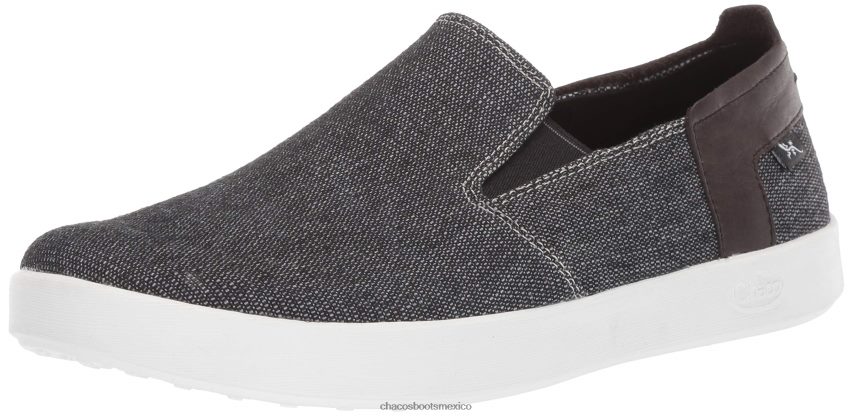 Zapatos slip-on de tela davis para hombre chacos negros hombres ZXFX08475 Chaco