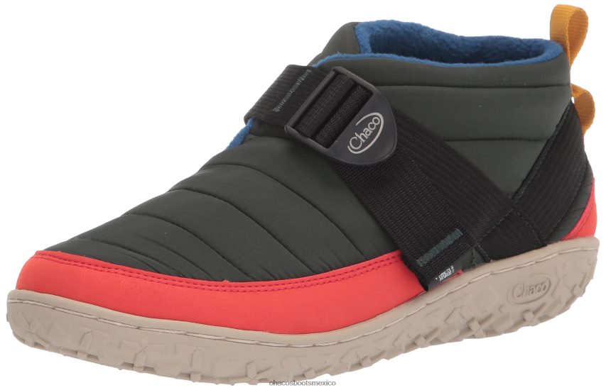 bota de nieve lineal ramble puff de mujer chacos verde bosque bloqueado mujer ZXFX08255 Chaco verde bosque bloqueado