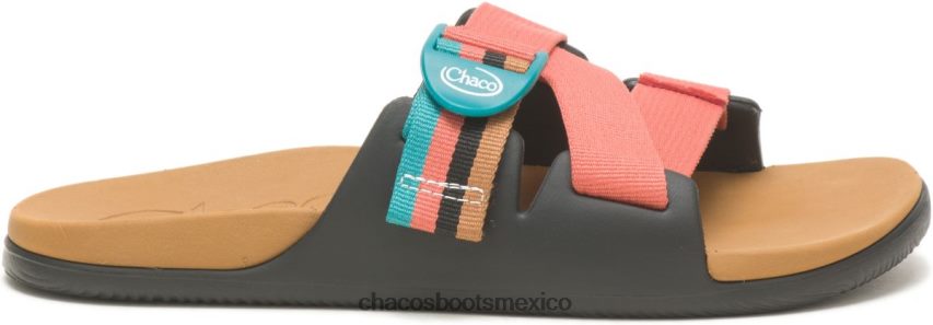 chacos chillos slide retro negro mujer mujer ZXFX0827 Chaco negro retro