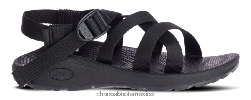chacos z/cloud x2 ancho ancho para mujer negro liso mujer ZXFX08114 Chaco negro sólido
