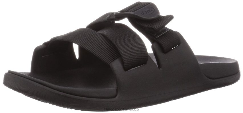 Sandalia tipo chancla chillos de mujer chacos negra mujer ZXFX08287 Chaco negro
