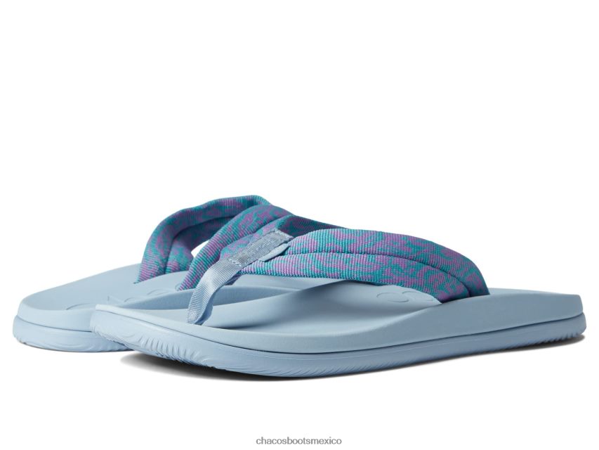 sandalias chillos flip para mujer chacos tube brisa verde azulado mujer ZXFX08349 Chaco brisa del tubo verde azulado